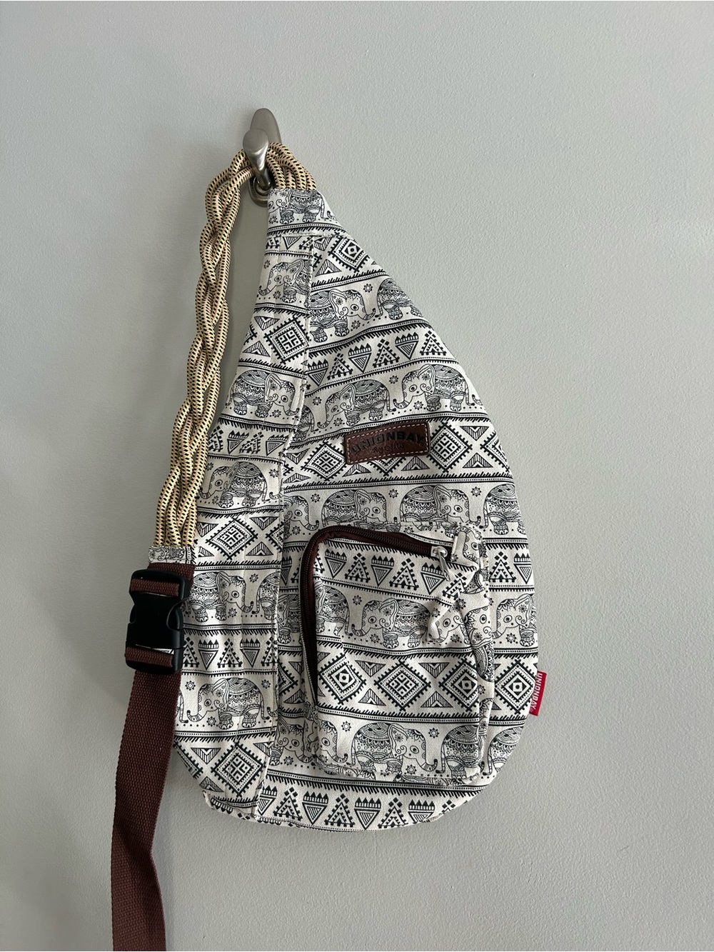 Union Bay Patterned Elephant shoulder Sling Bag